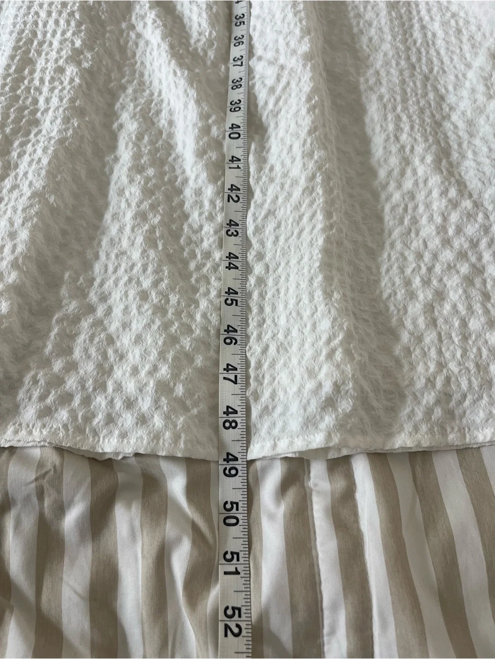 Abercrombie & Fitch White Textured Plunge Tie Front Maxi Dress XS